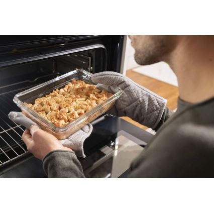 Tefal - Recipient pentru alimente 1,1 l MSEAL GLASS roșu/sticlă