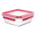 Tefal - Recipient pentru alimente MSEAL GLASS, 0,8 l, roșu/sticlă