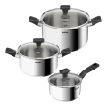 Tefal - Set 3 oale DELICIOUS din inox