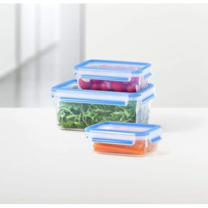 Tefal - Set de 5 recipiente pentru alimente MASTER SEAL FRESH, albastru