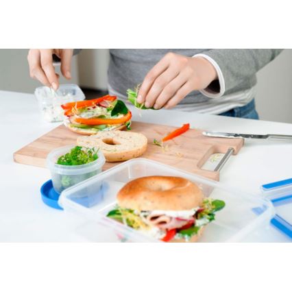 Tefal - Set de 5 recipiente pentru alimente MASTER SEAL FRESH, albastru