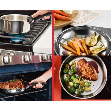 Tefal - Set de gătit INGENIO COOK, 6 piese, din oțel inoxidabil