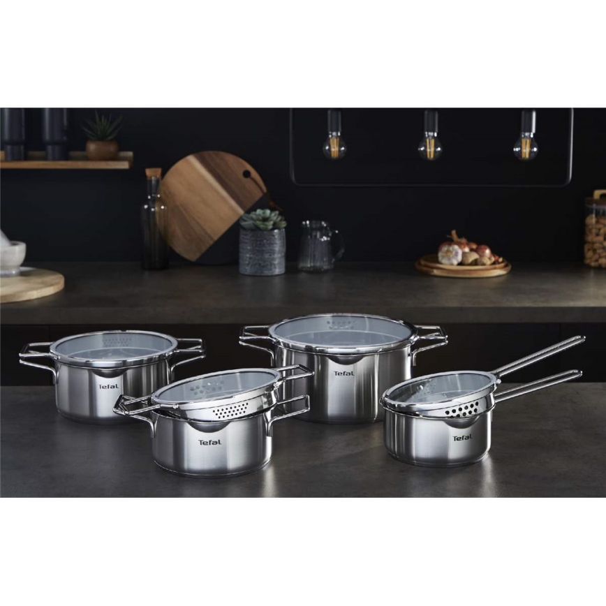Tefal - Set de oale NORDICA, 10 piese din inox