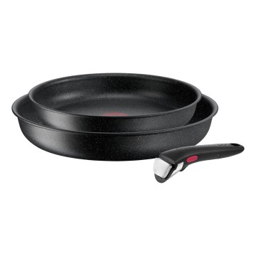 Tefal - Set de tigăi 3 piese INGENIO BLACK STONE