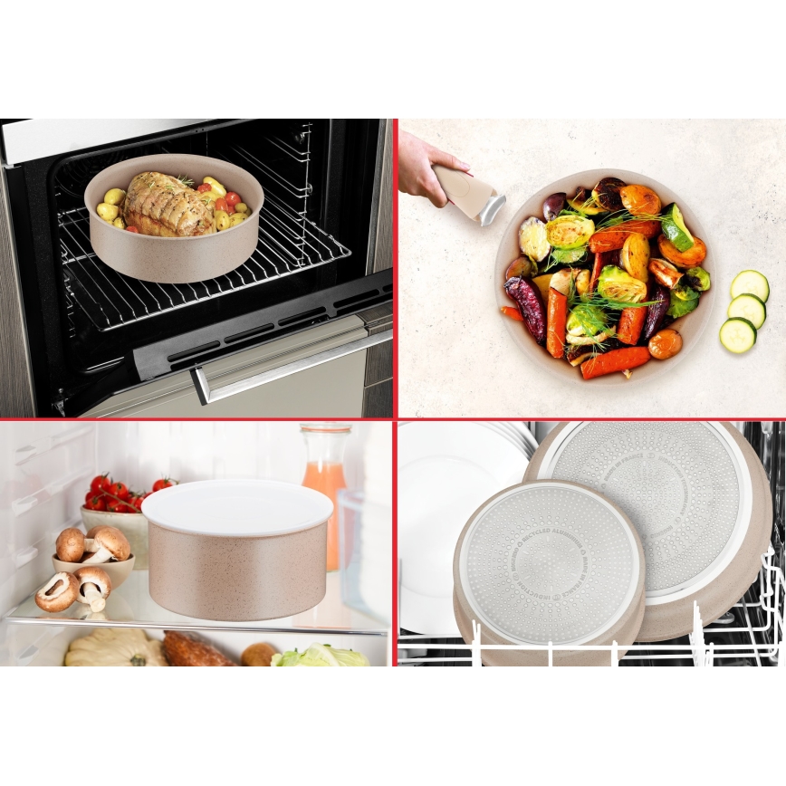 Tefal - Set de tigăi 3 piese INGENIO DELIGHT