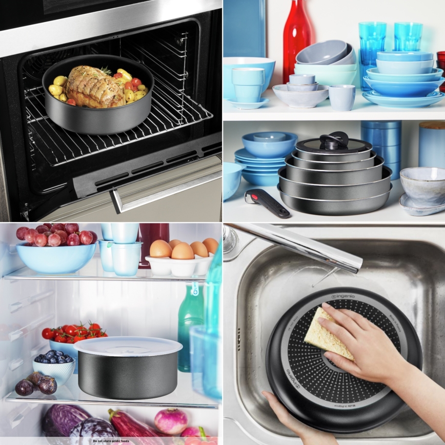 Tefal - Set de vase 4 piese INGENIO XL FORCE
