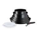 Tefal - Set de vase 8 piese INGENIO BLACK STONE