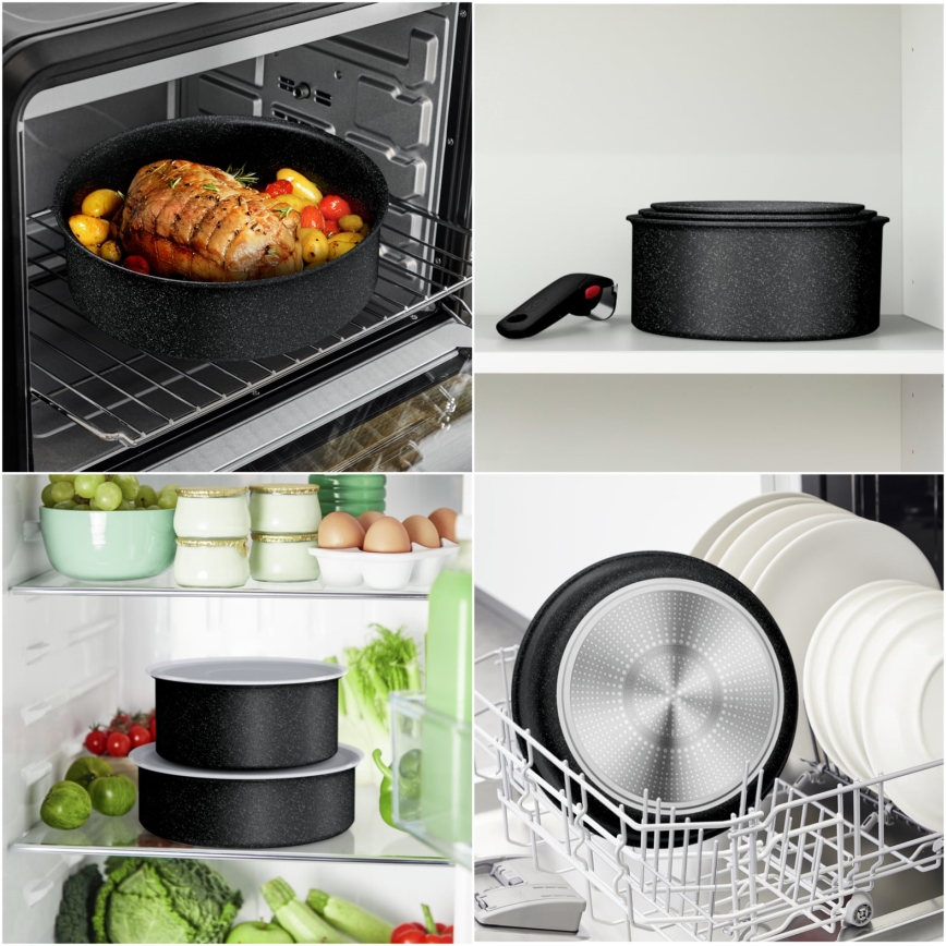Tefal - Set de vase de gătit 3 piese INGENIO PERFECT COOK