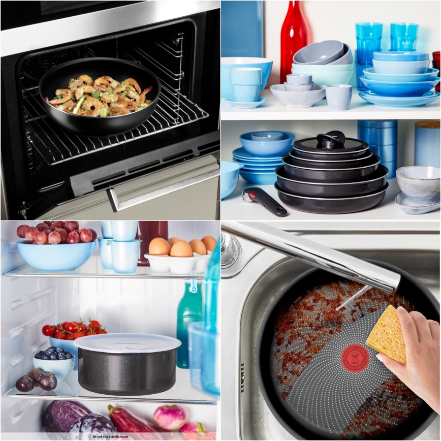 Tefal - Set de vase de gătit INGENIO GENEROUS COOK, 5 piese