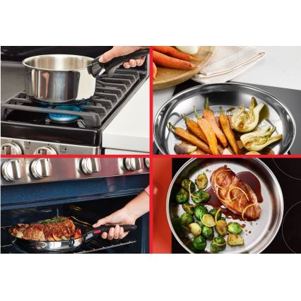 Tefal - Set de vase INGENIO COOK, 3 piese, inox