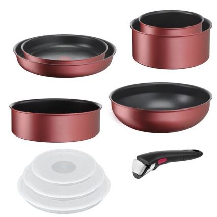 Tefal - Set de vase INGENIO DAILY CHEF, 10 piese, finisaj cupru