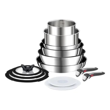 Tefal - Set de vase INGENIO PREFERENCE ON, 13 piese, inox