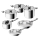Tefal - Set de vase pentru gătit, 10 piese EMOTION+