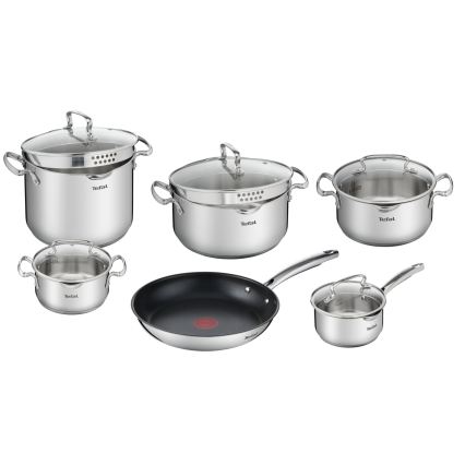 Tefal - Set de vase pentru gătit, 11 piese DUETTO+
