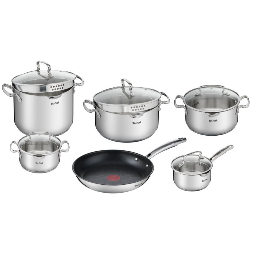 Tefal - Set de vase pentru gătit, 11 piese DUETTO+