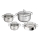 Tefal - Set de vase pentru gătit DUETTO+, 8 piese