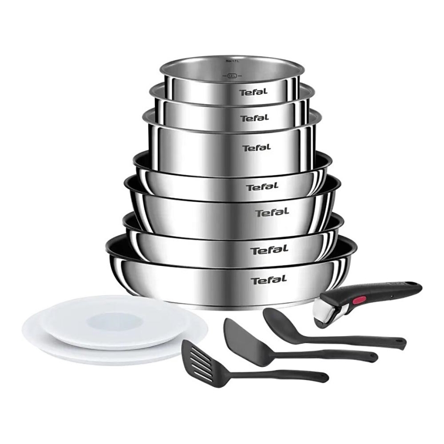 Tefal - Set de vase pentru gătit INGENIO EMOTION, 13 piese, inox
