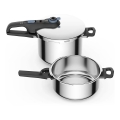 Tefal - Set oale sub presiune 4/6 l SECURE TRENDY din inox