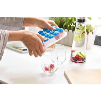 Tefal - Tavă pentru gheață MASTER SEAL, 24 de cuburi, albastru