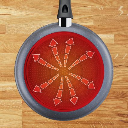 Tefal - Tigăie Wok HARD STONE 28 cm