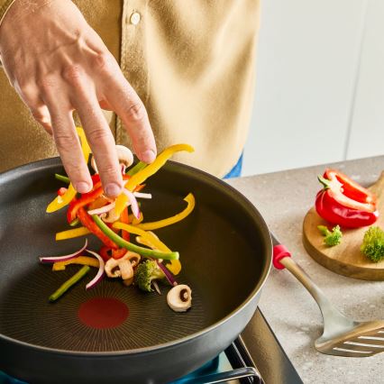 Tefal - Tigaie WOK INGENIO Excellence Fusion, 28 cm
