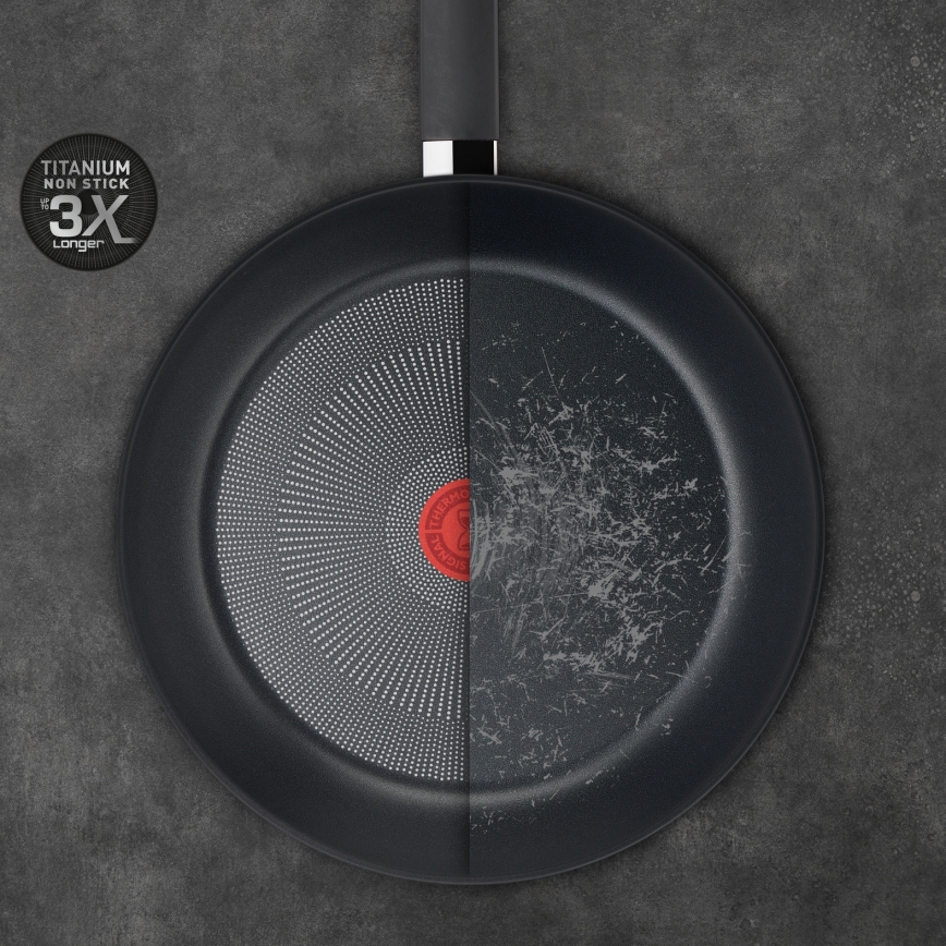 Tefal - Tigaie wok TITANIUM FORCE 28 cm