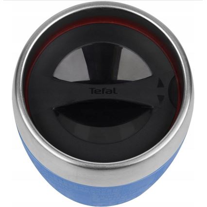 Tefal - Cană de călătorie 200 ml TRAVEL CUP inox/albastru