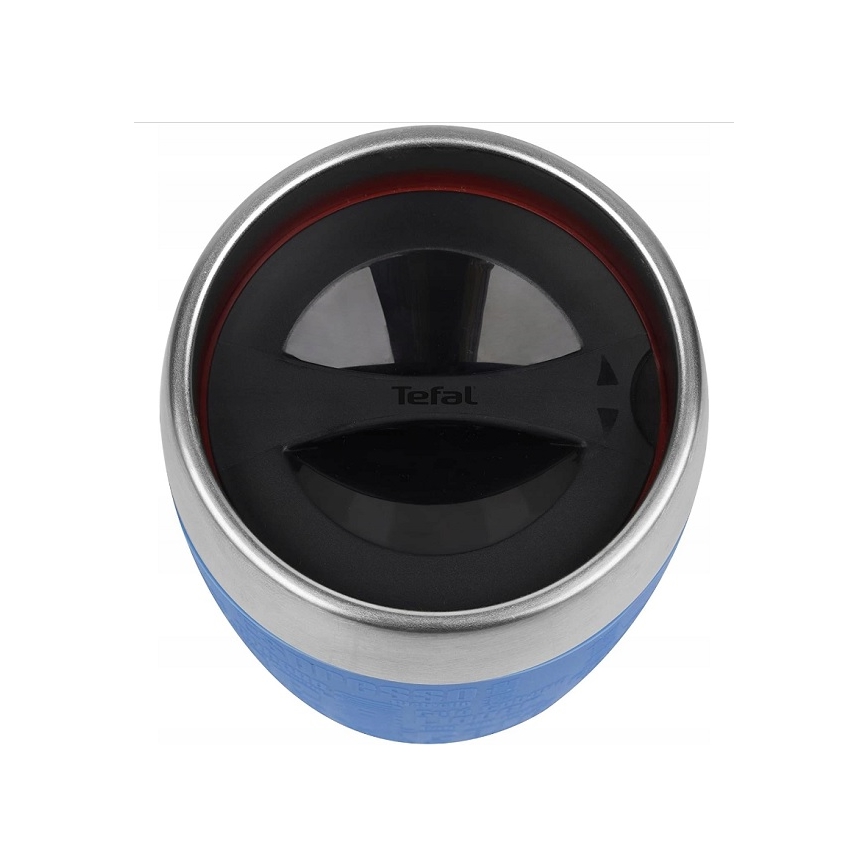 Tefal - Cană de călătorie 200 ml TRAVEL CUP inox/albastru