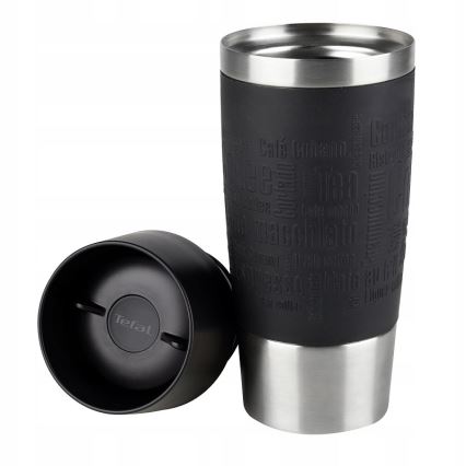 Tefal - Cană de călătorie 360 ml TRAVEL MUG inox/negru