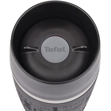Tefal - Cană de călătorie 360 ml TRAVEL MUG inox/negru