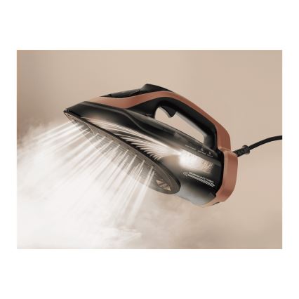 Tefal - Fier de călcat cu abur ULTIMATE POWER 3200W/230V cu placă de cupru/ negru
