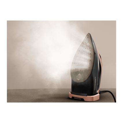 Tefal - Fier de călcat cu abur ULTIMATE POWER 3200W/230V cu placă de cupru/ negru
