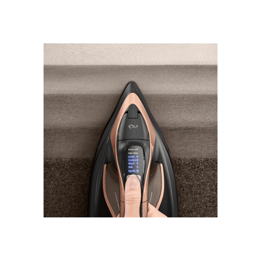 Tefal - Fier de călcat cu abur ULTIMATE POWER 3200W/230V cu placă de cupru/ negru