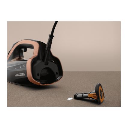 Tefal - Fier de călcat cu abur ULTIMATE POWER 3200W/230V cu placă de cupru/ negru