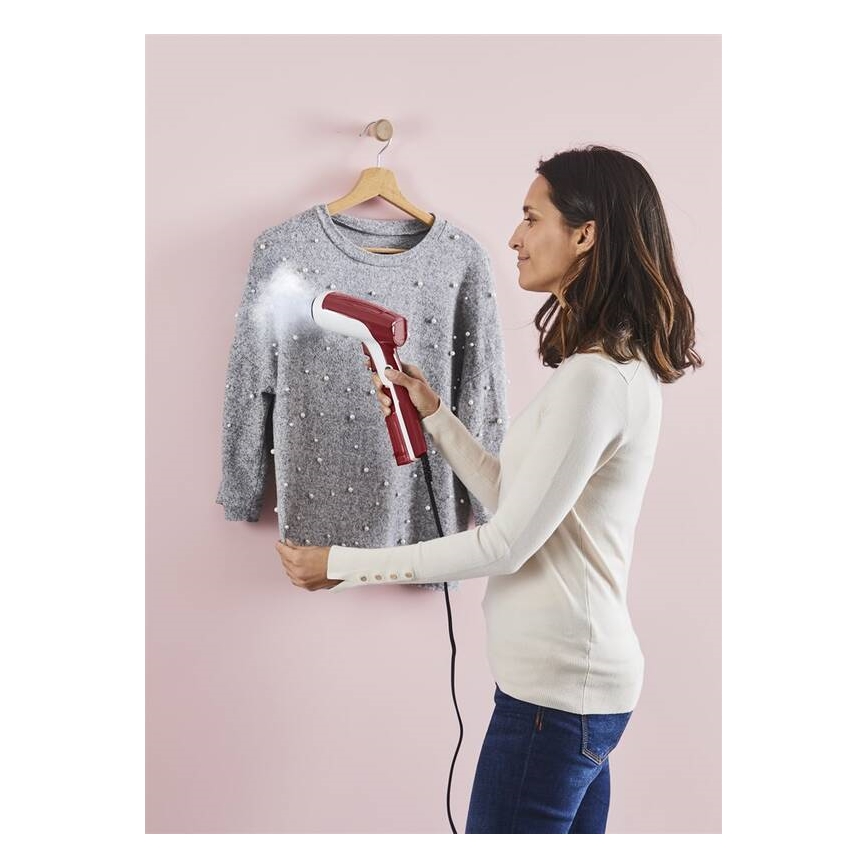 Tefal - Vaporizator manual pentru haine ACCESS STEAM FIRST 1300W/230V vișiniu