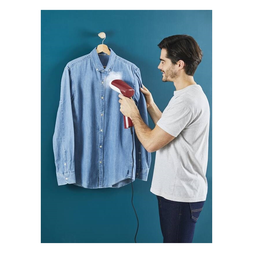 Tefal - Vaporizator manual pentru haine ACCESS STEAM FIRST 1300W/230V vișiniu