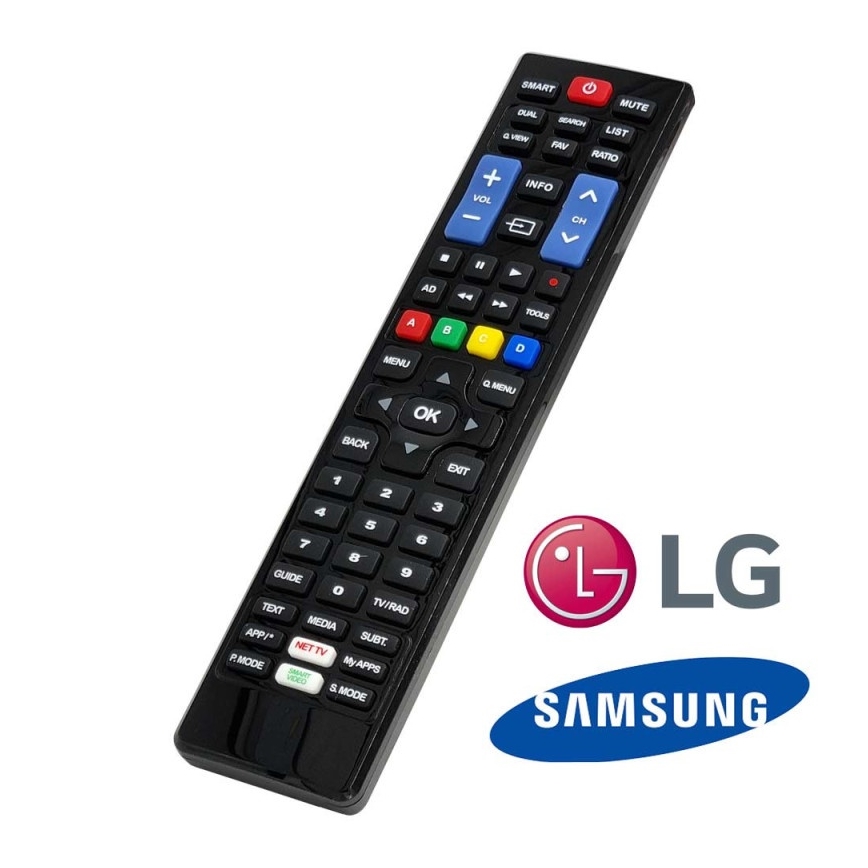 Telecomandă de rezervă pentru mărcile de televizoare Samsung/LG MK FLORIA Superior RC UNI TV SAM/LG