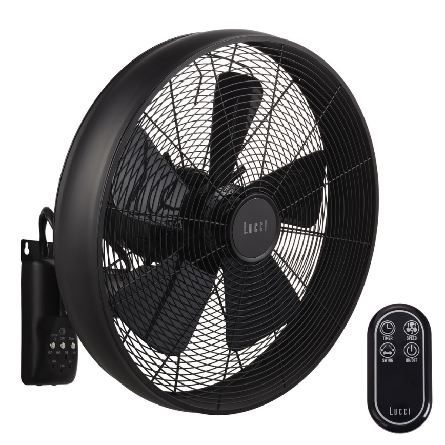 Telecomandă pentru ventilatoare BREEZE negru Lucci air 213124