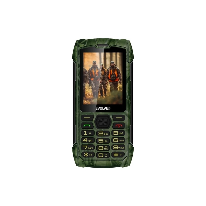 Telefon Evolveo StrongPhone H1 Dual SIM, rezistent la apă, camuflaj vânătoresc