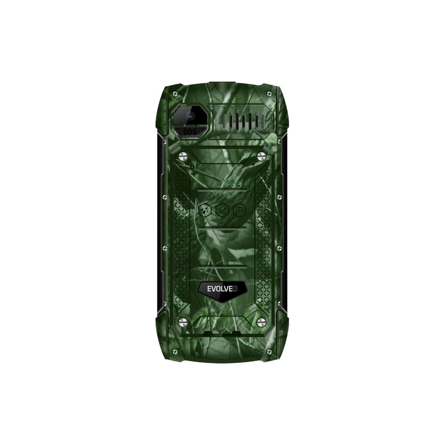 Telefon Evolveo StrongPhone H1 Dual SIM, rezistent la apă, camuflaj vânătoresc