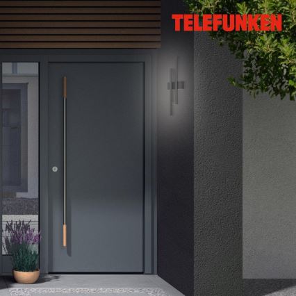 Telefunken 313205TF - Aplica de perete LED pentru exterior 2xLED/4W/230V 4000K IP44