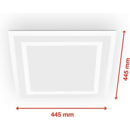 Telefunken 318806TF - Plafonier LED RGBW reglabil, LED/24W/230V 3000-6500K + telecomandă