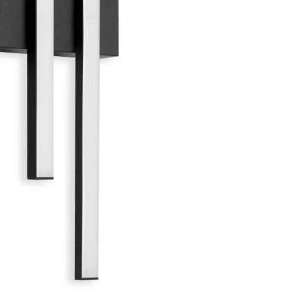 Telefunken - Aplica de perete LED pentru exterior, 2xLED, 4W, 230V, 4000K, IP44, negru