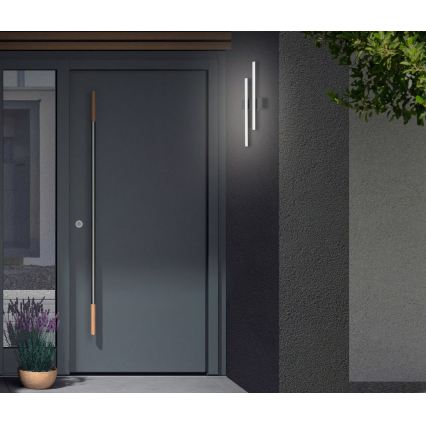 Telefunken - Aplica LED de perete pentru exterior 2xLED/4W/230V IP44 negru