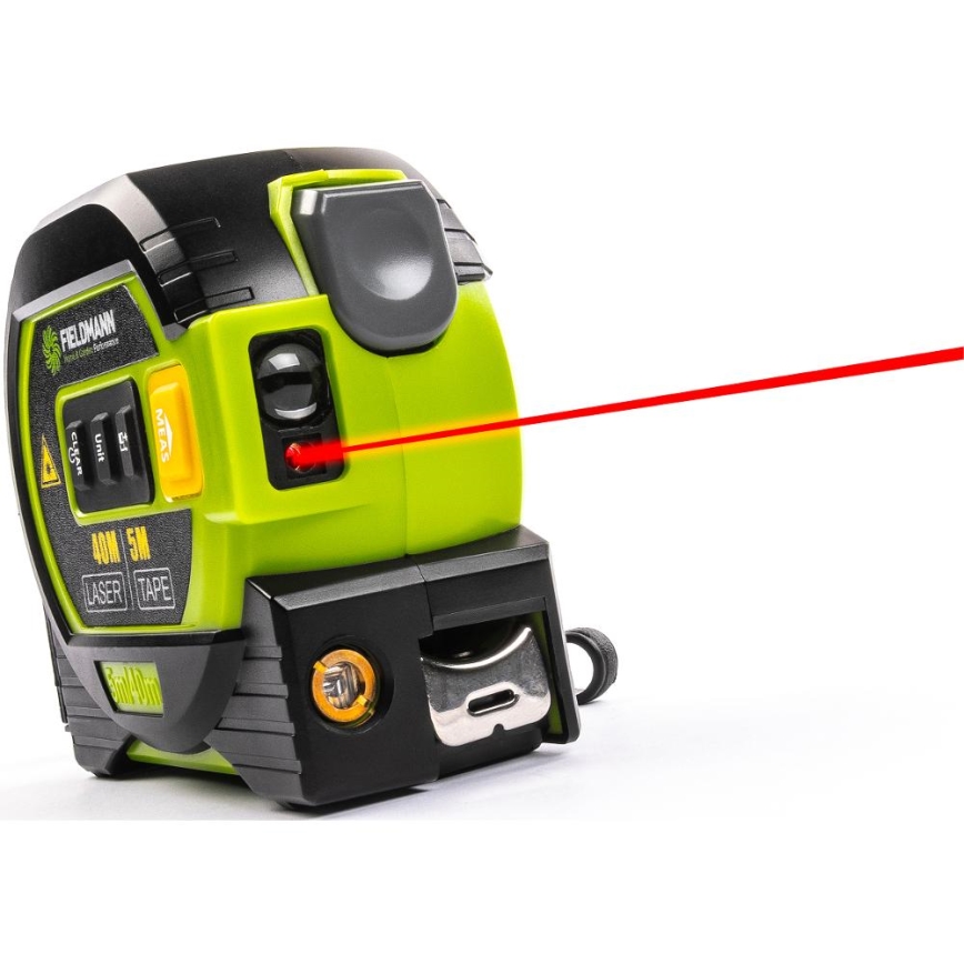 Telemetru laser cu afișaj LED și ruletă Fieldmann 2xAA