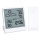 Termometru digital, alimentare 5V sau 2x AAA — include 2 baterii AAA, alb