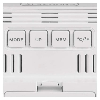 Termometru digital cu higrometru, 1xAA, alb