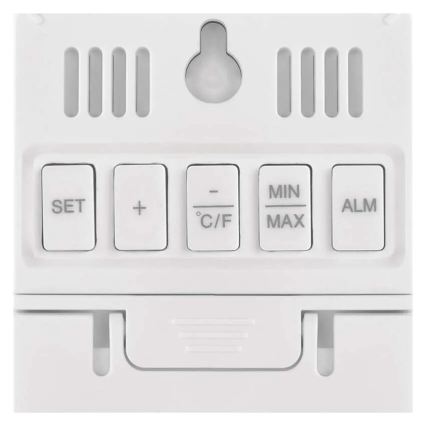 Termometru digital cu higrometru, 2x AAA, alb