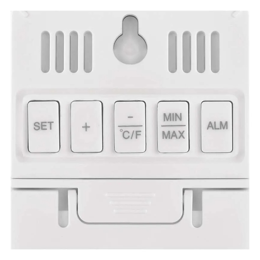 Termometru digital cu higrometru, 2x AAA, alb