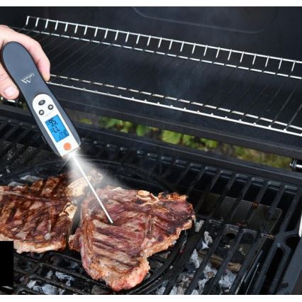 Termometru digital pliabil pentru carne 0-300°C, 2xAAA